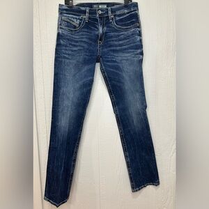 BKE Men’s Straight Leg JAKE Blue Denim Jeans 33/31